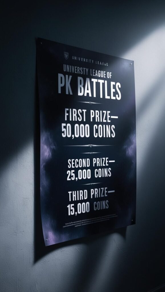 University League of PK Battles Poster. First Prize is 50000 coins, Second _20250514_080922_0000