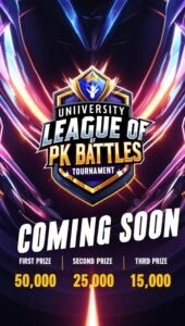 University League of PK Battles Poster. First Prize is 50000 coins, Second _20250514_081331_0000